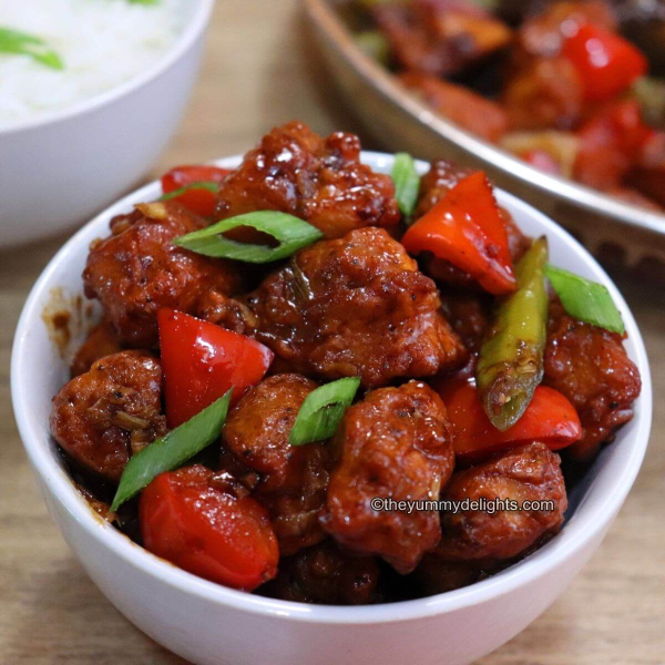 chilli chicken dry ( spicy )